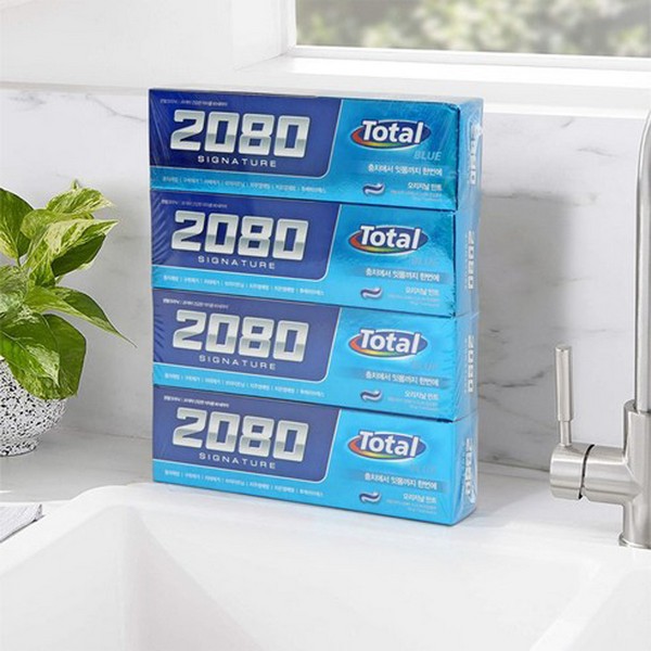 2080 시그니처 토탈블루 치약(125g*4EA)